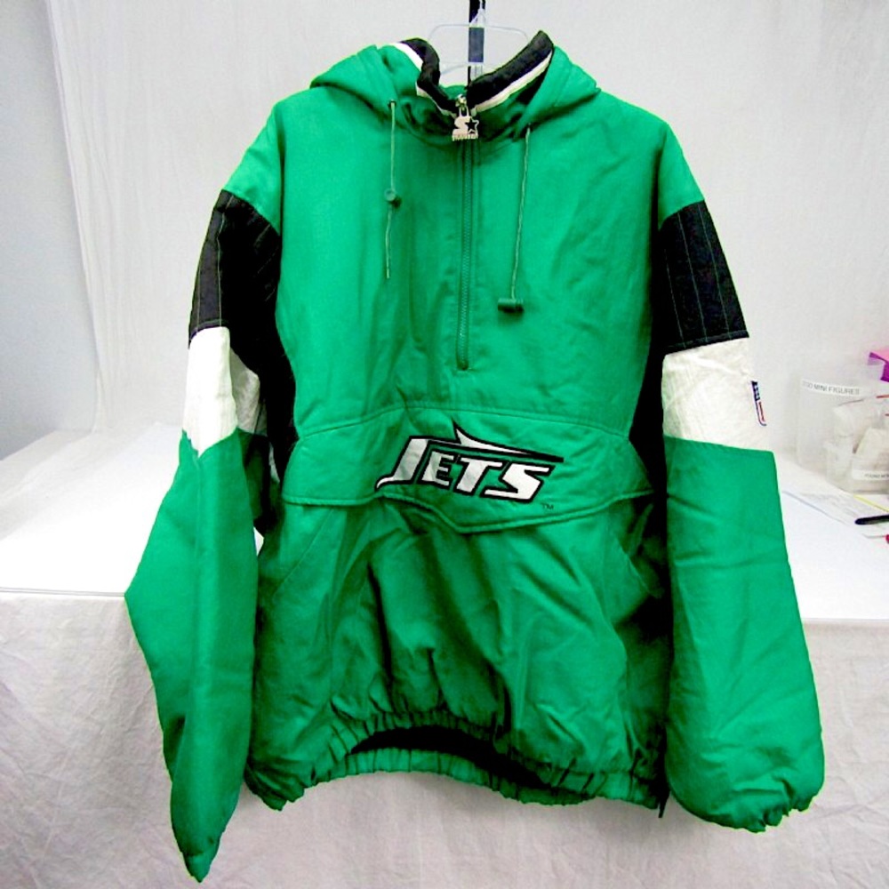 New York Jets Vintage Starter Jacket Pullover XXL.
